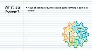 3. ESS Systems and Feedback Notes | PPTX