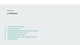 PHP Basics | PPT
