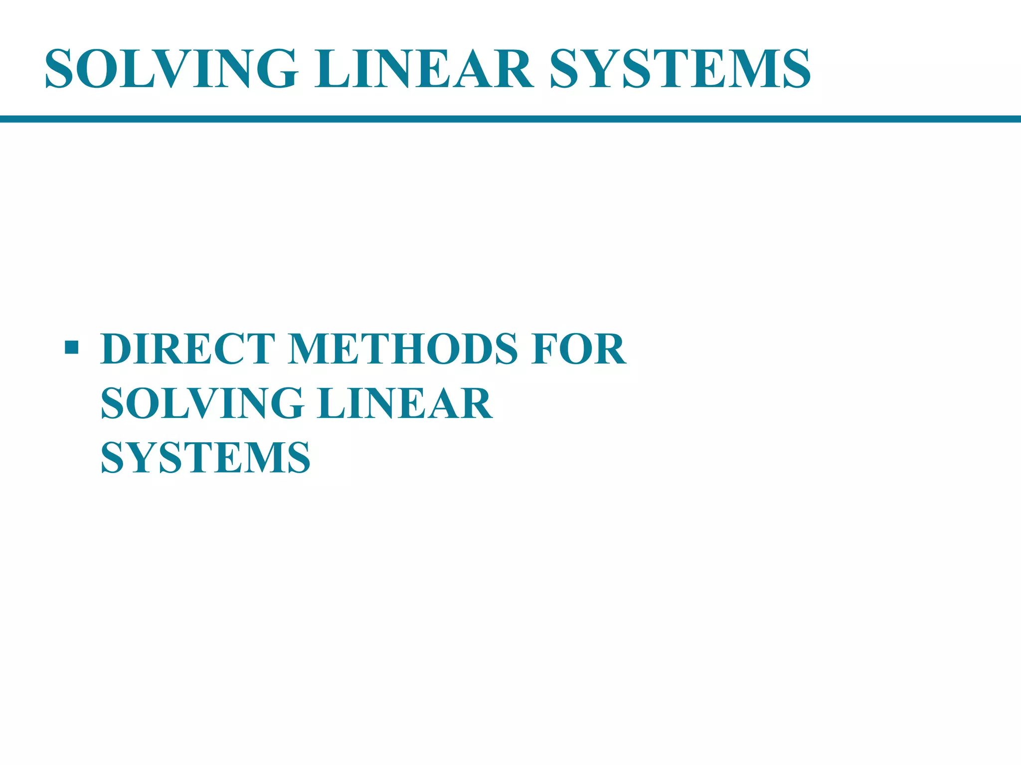 Chapter 3 linear systems and matrices part 1 slides ppt