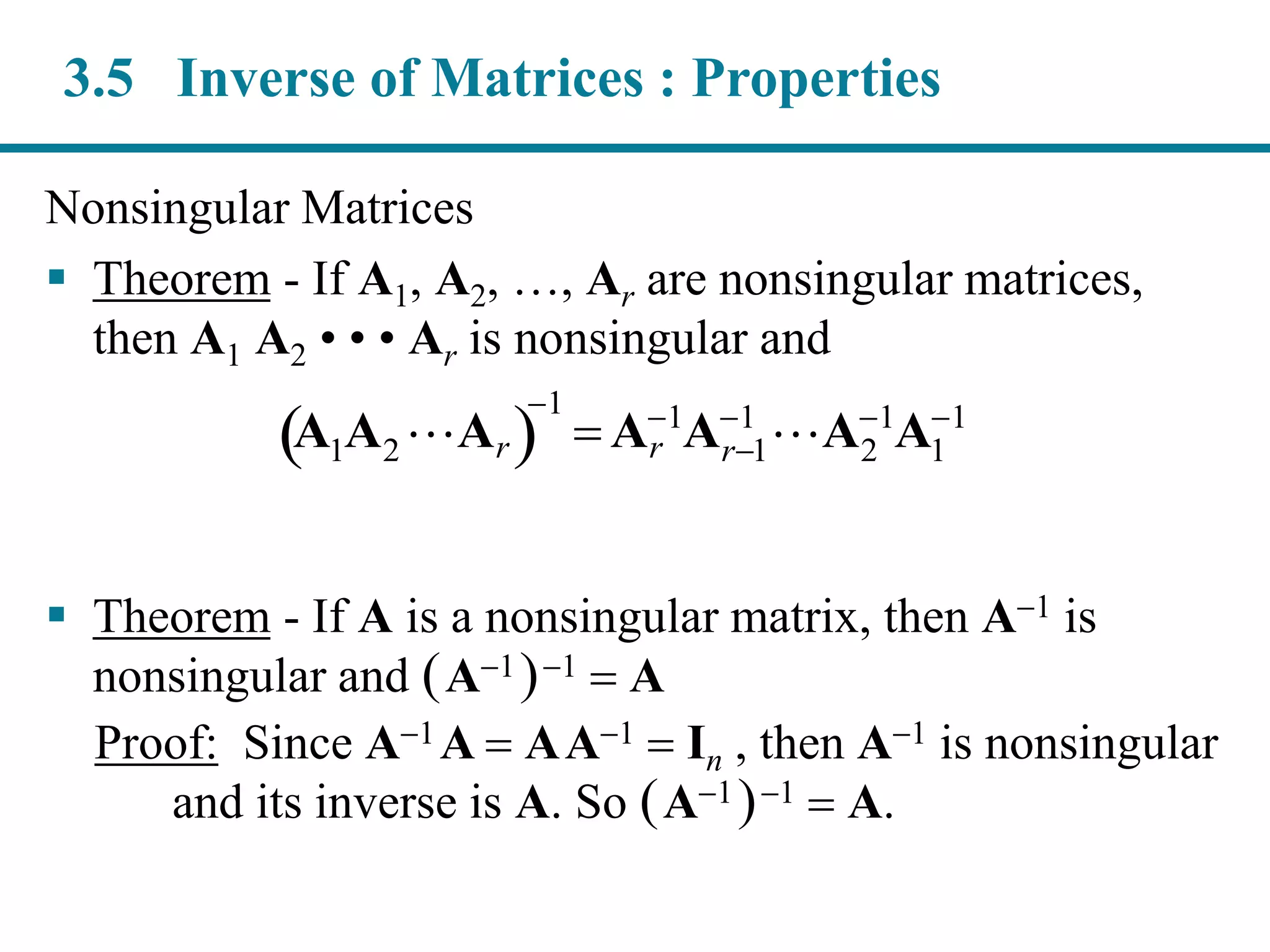 Chapter 3 linear systems and matrices part 2 slides ppt