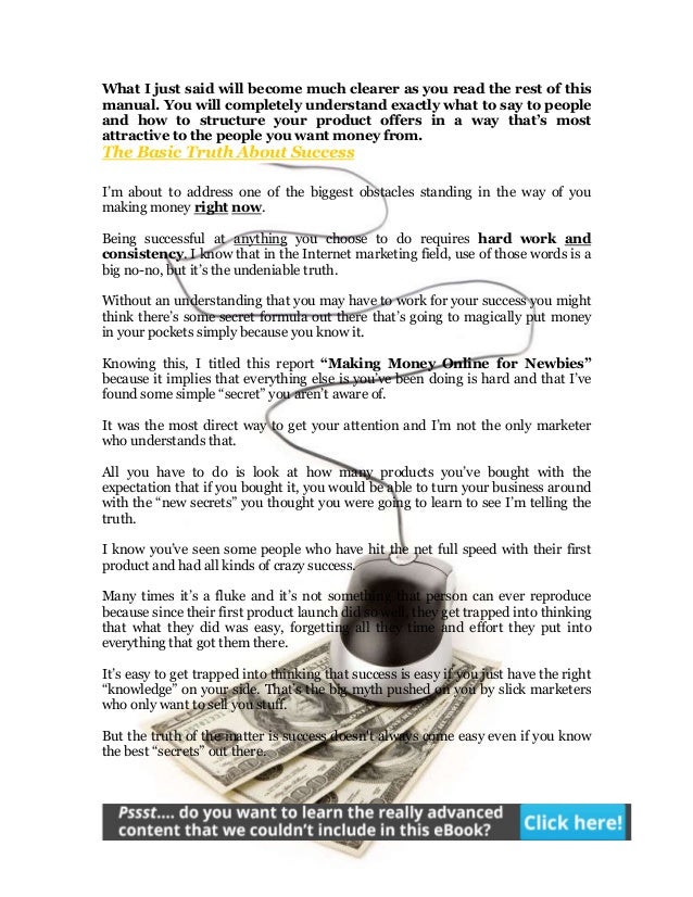 3 Making Money Online For Newbies - 7