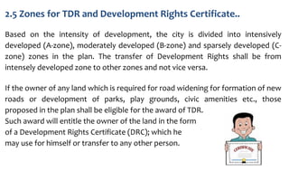 3.1.2 development control rules tdr | PDF