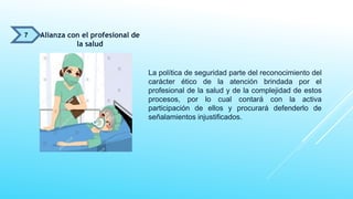 Principios de la seguridad del paciente | PPTX