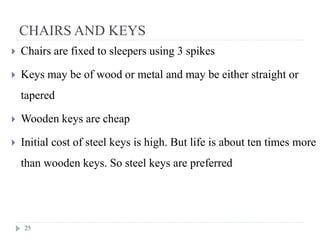 Rail fastenings and joints | PPTX