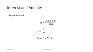 3. interest and annuity | PDF