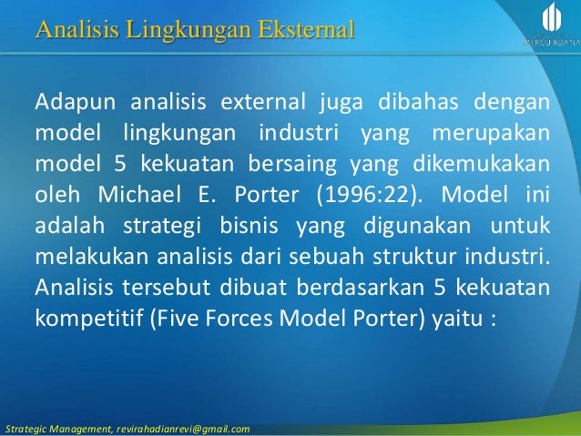 Resume Scanning Lingkungan Lingkungan Eksternal Revi Rahadian 551