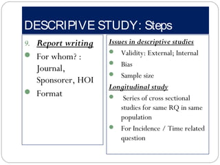 3. descriptive studies | PPT