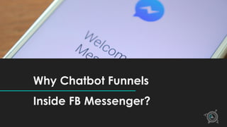 MINDSET
Why Chatbot Funnels
Inside FB Messenger?
 