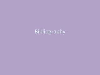 Bibliography
 