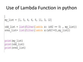 Functions in Python | PPT