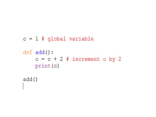 Functions in Python | PPT