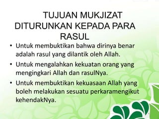 3.4 mukjizat para rasul | PPTX