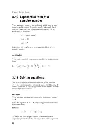 Complex Numbers Iii.pdf 3.complex numbers Further Mathematics Zimbabwe Zimsec Cambridge | PDF