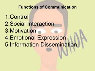 nature, elements, models, and functions of Communication | PPTX