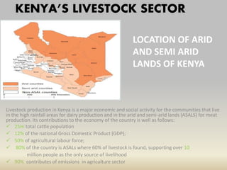 Ambitions and challenges regarding low emissions livestock sector in Kenya