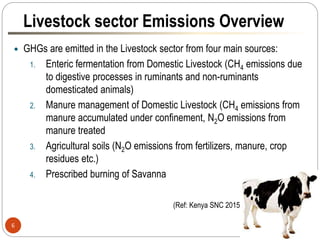 Ambitions and challenges regarding low emissions livestock sector in Kenya