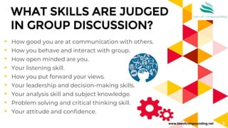 How to crack Group Discussion ! | PPTX