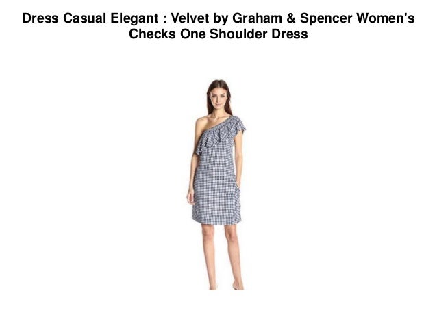 Dress Casual Elegant Velvet By Graham Spencer Women S Checks One