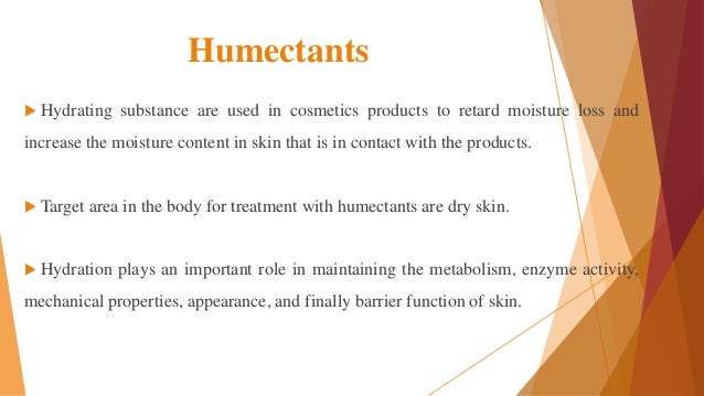 examples of humectants in skin care