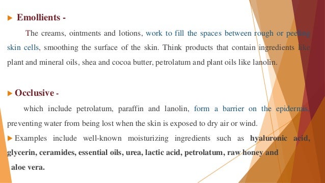 examples of occlusive moisturizers