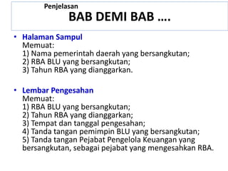 Sistematika Penyusunan RBA BLU-BLUD_ Materi Workshop 