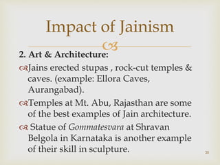 Impact Of Jainism