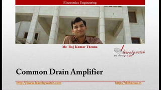 3.1.4 common drain amplifier