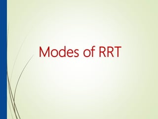 Renal Replacement therapy in the ICU | PPTX