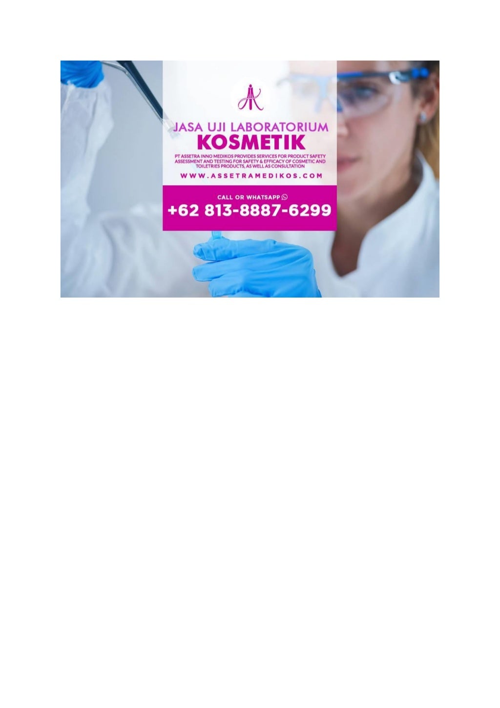 'TERPERCAYA!! WA +62 81388876299 Laboratorium Pengujian di