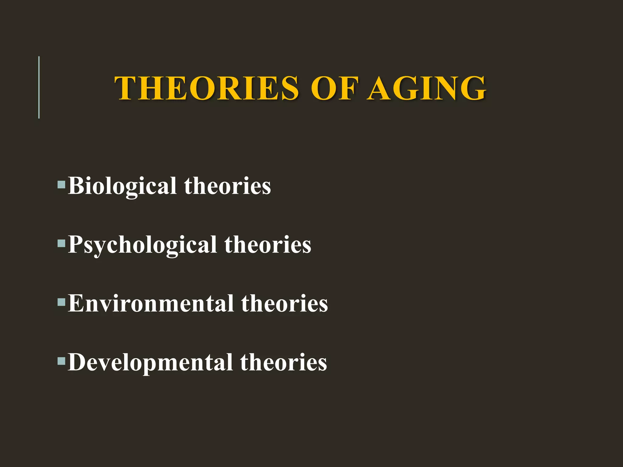 3. theories of aging | PDF