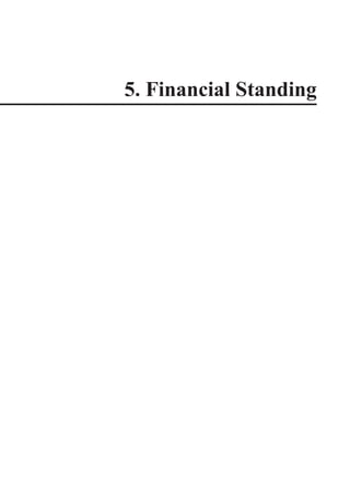5. Financial Standing
 