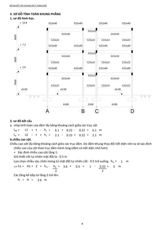 hướng dẫn đồ án BT 2- khung nhà BTCT toàn khối | PDF