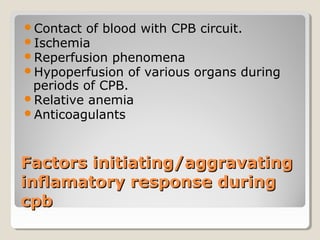 Immune system and inflamatory response to cpb(1) | PPT