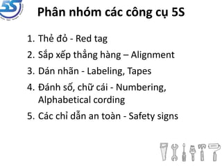 3. 5S - Các công cụ cho 5S trong y tế | PPTX
