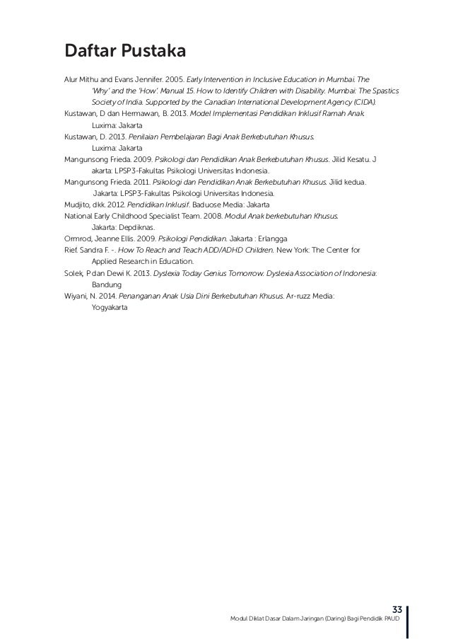 PENGENALAN ANAK BERKEBUTUHAN KHUSUS