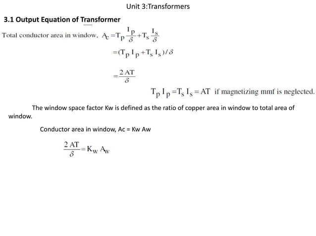 3.1. OUTPUT EQUATION | PPT