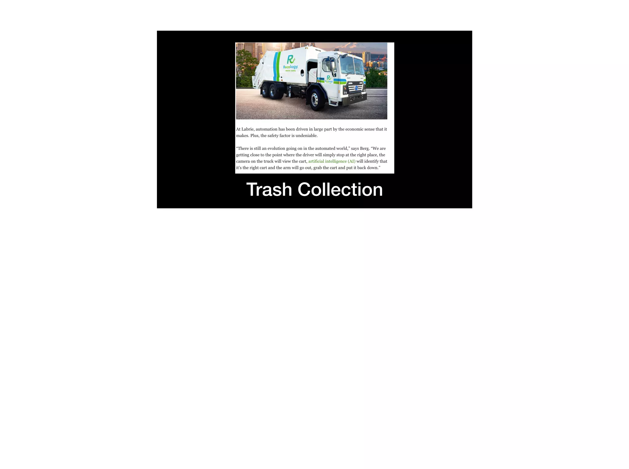 Trash Collection
 