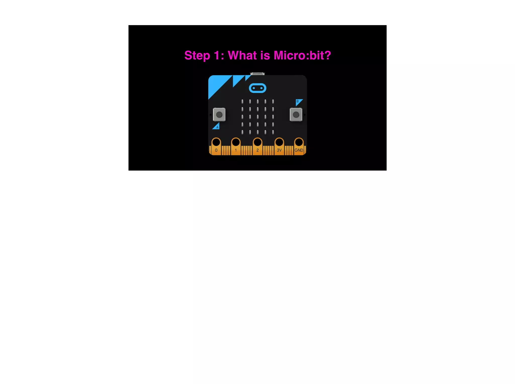 Step 1: What is Micro:bit?
 