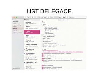 LIST DELEGACE
 