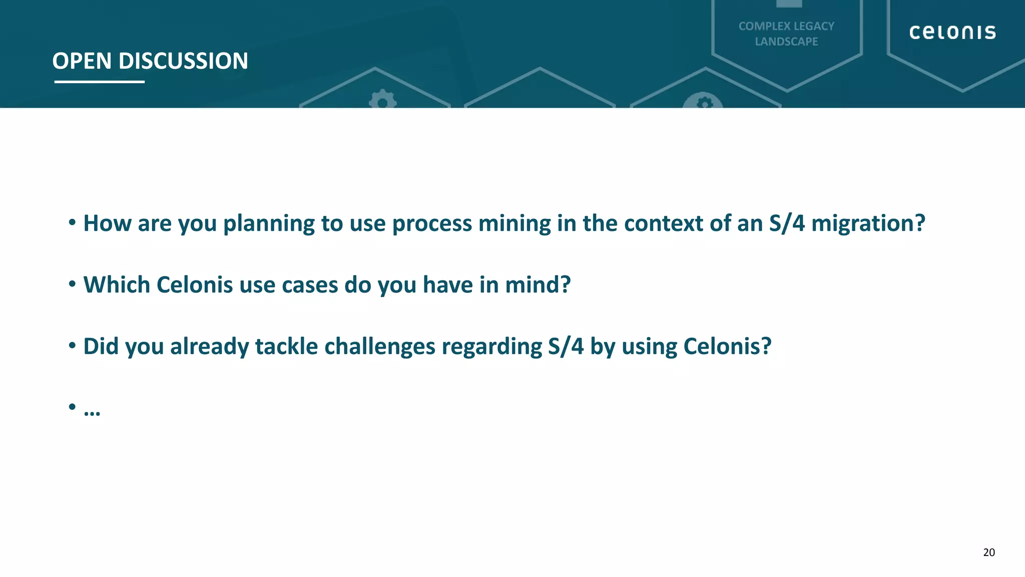 S/4HANA Migration Challenges and Use Cases Workshop | PPT