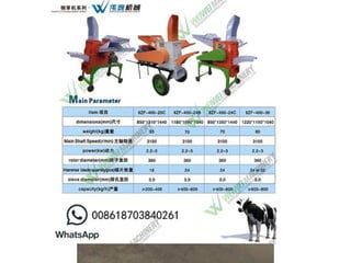 chaff cutter and grain grinder  China factory 