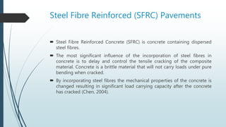 Sfrc Railing Types of pavement construction procedure | PPTX