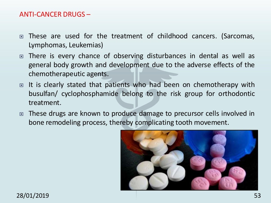 Drugs in orthodontics