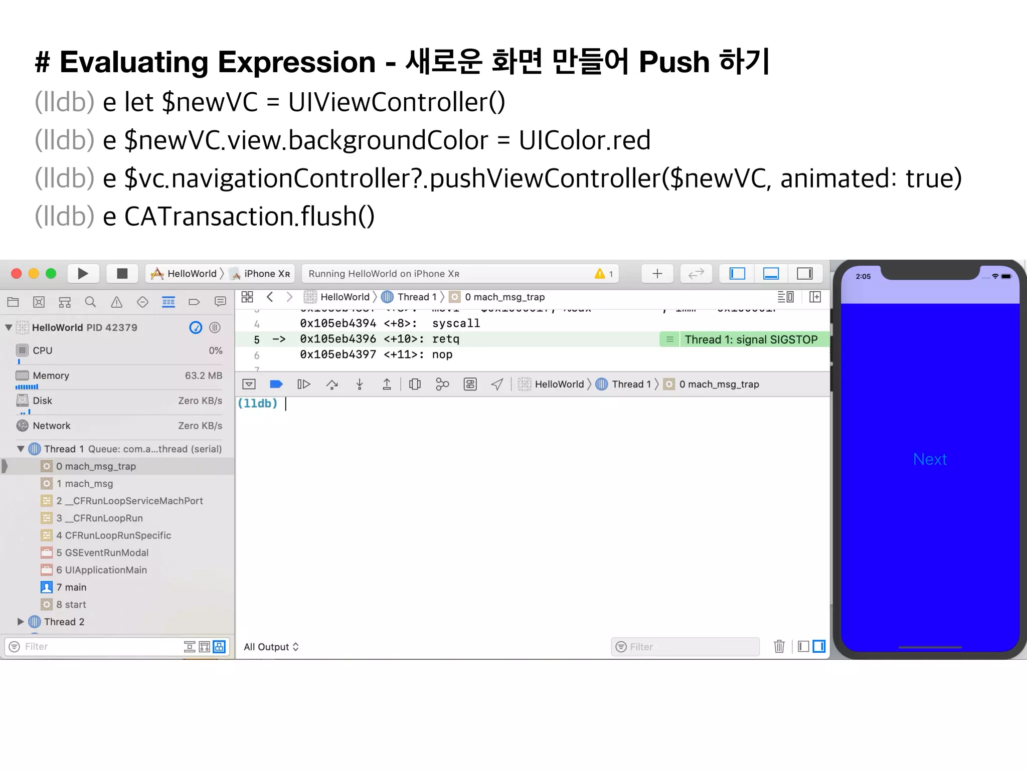 # Evaluating Expression - Push
 