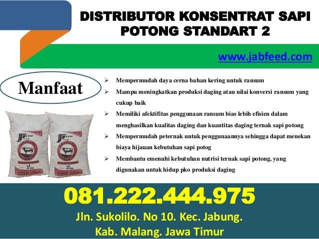 081 222 444 975 Distributor Konsentrat Sapi Potong Standart 2