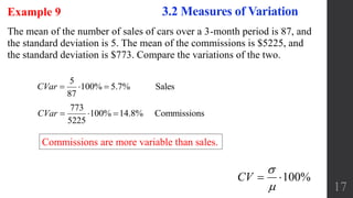 3.2 Measures of variation | PPTX