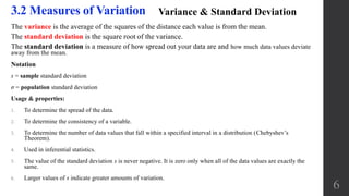3.2 Measures of variation | PPTX
