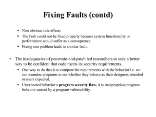 Program security | PPTX | Programming Languages | Computing