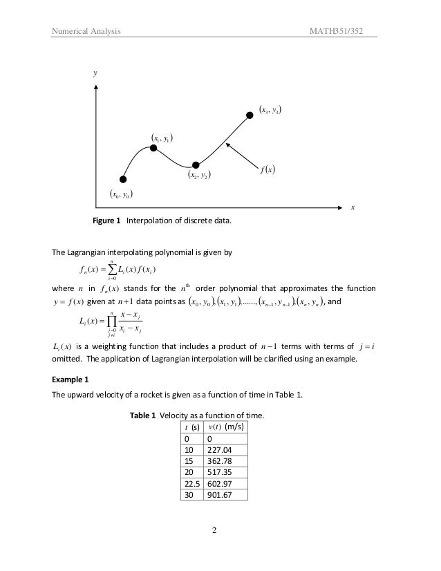 3 2 Interpolation Lagrange