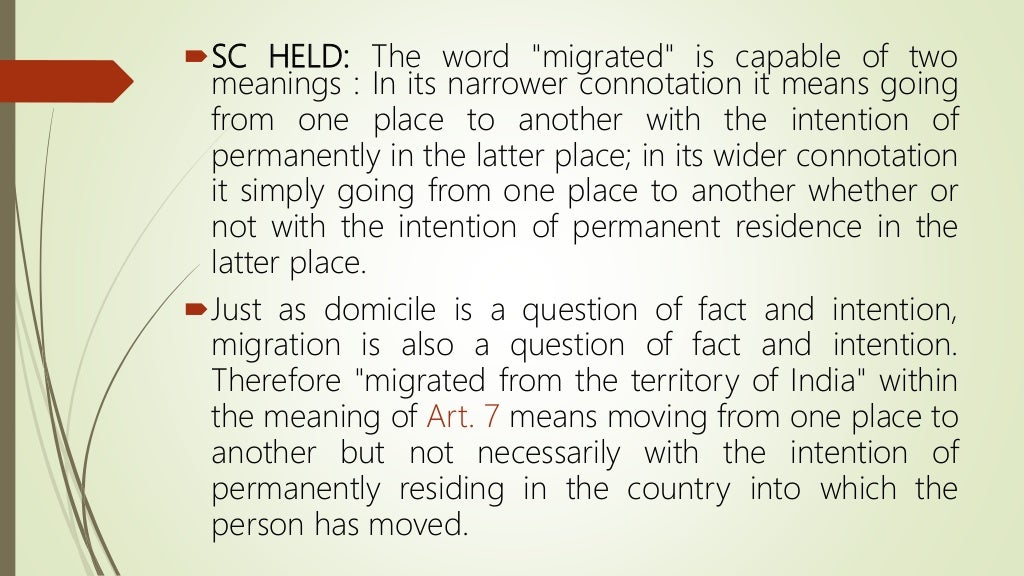 Citizenship Under Indian Constitution And Citizenship Act 1955